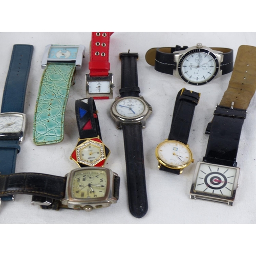 529 - A lot of fashion watches and more.