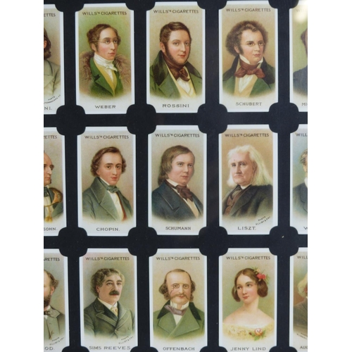 557 - 2 framed sets of vintage Will's Cigarette cards.