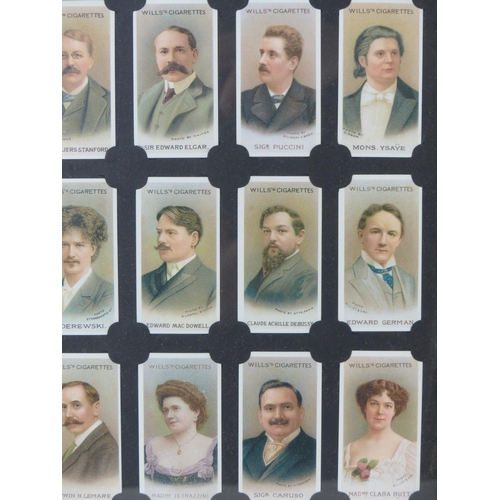 557 - 2 framed sets of vintage Will's Cigarette cards.