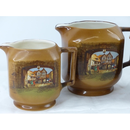 60 - A vintage L & Sons Ltd trio jug set.