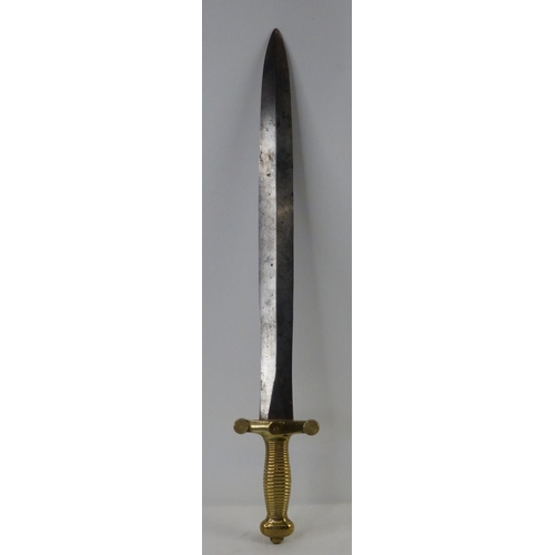 69 - An antique French 'Cabbage Chopper'/ Gladius sword, measuring 62cm.