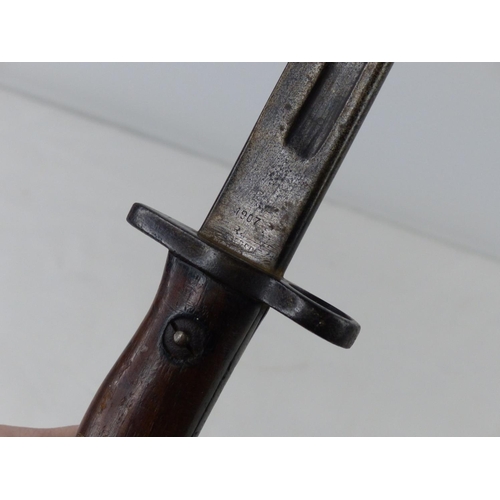 70 - An antique British bayonet, measuring 55cm.