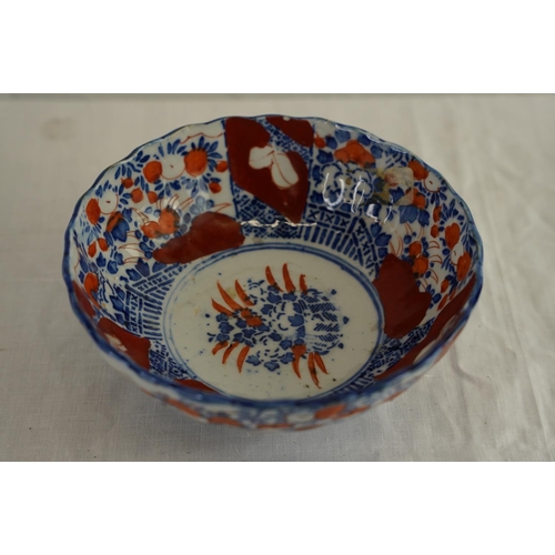 159 - An Eastern pottery hand painted bowl.