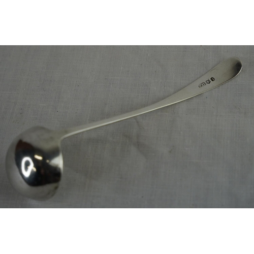 242 - A Georgian Scottish silver ladle, Edinburgh circa 1820, Francis Howden, 22g.