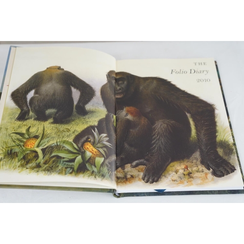 429 - Eight Folio Society diaries.