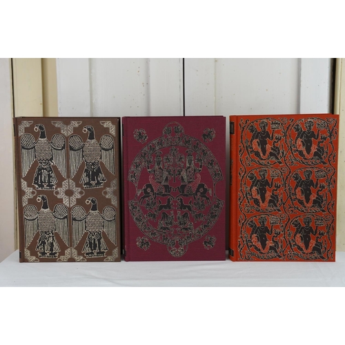 440 - A set of three Folio Society books  'John Julius Norwich Byzantium', 2003.