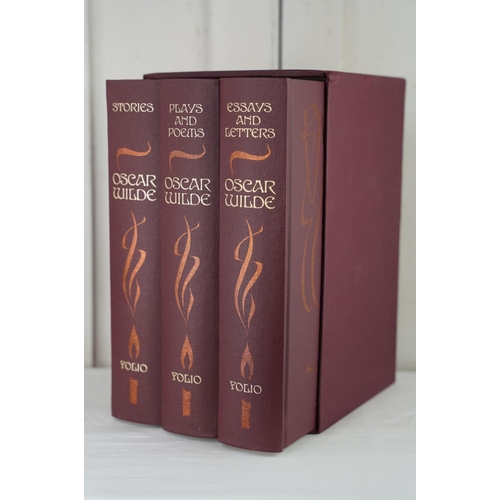 441 - A set of three Folio Society books 'Oscar Wilde', 1993.
