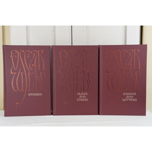 441 - A set of three Folio Society books 'Oscar Wilde', 1993.