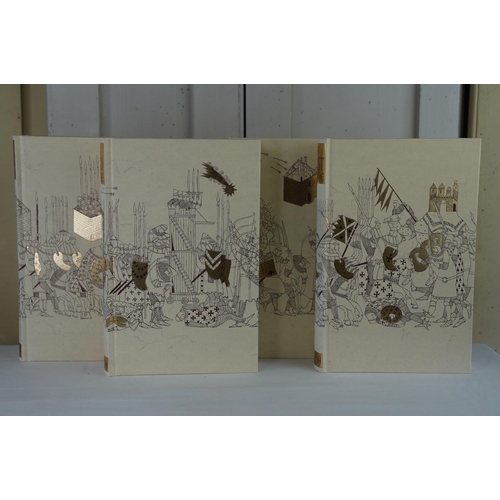 442 - A set of four Folio Society books 'An Eyewitness History of the Crusades', 2004.