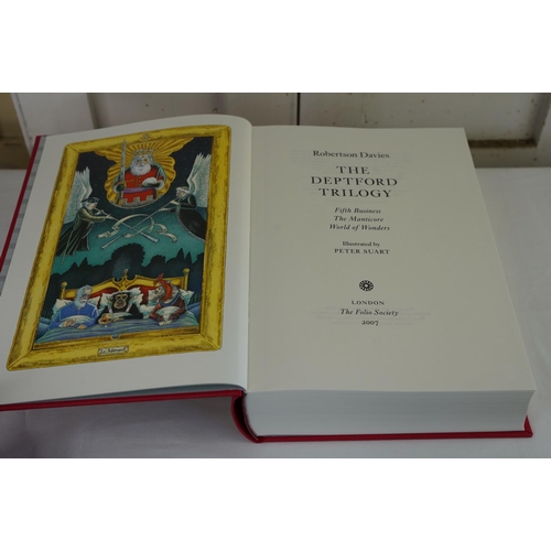 450 - 'The Deptford Trilogy' by Robertson Davies, 2007.
