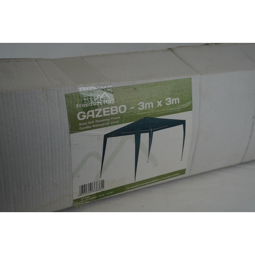 20 - A boxed Freedom Trail 3m x 3m gazebo.