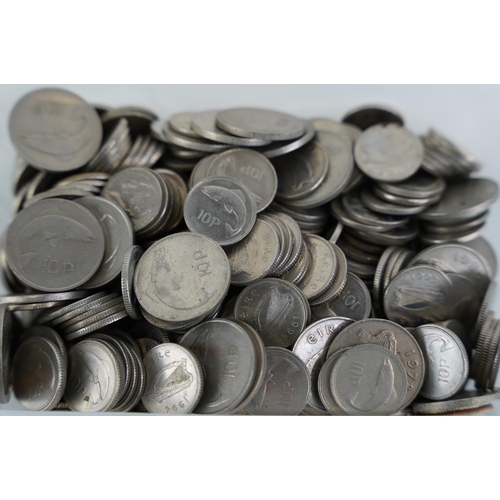 272 - 1.9kg of Irish 10p coins.