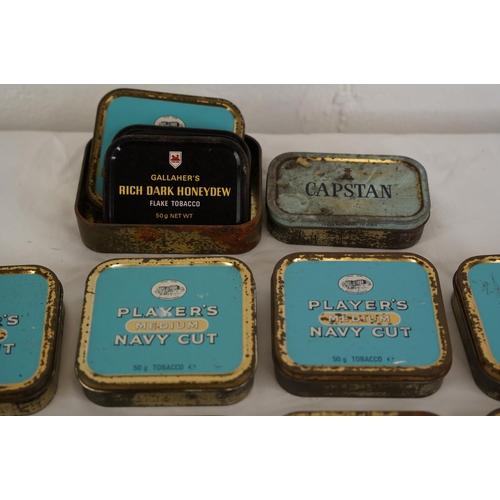 288 - A collection of vintage Player's Navy Cut collectors tins and more.