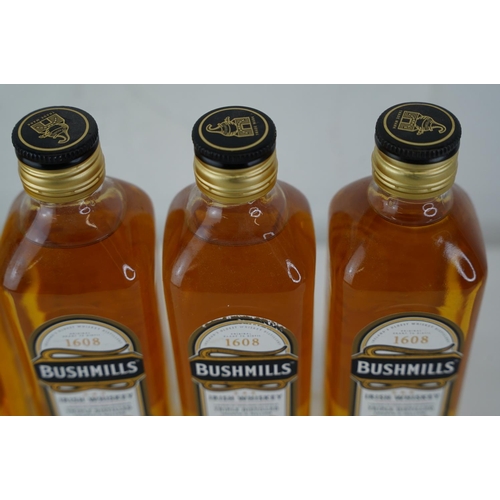 403 - Four 350ml bottles of Bushmills Irish Whiskey.