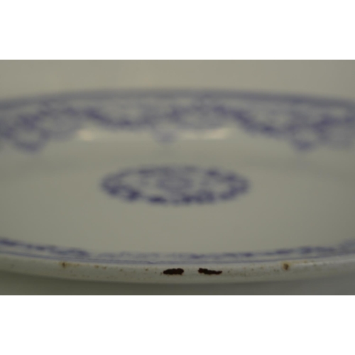 437 - An antique 'Sandringham' platter, measuring 34cm x 33cm.