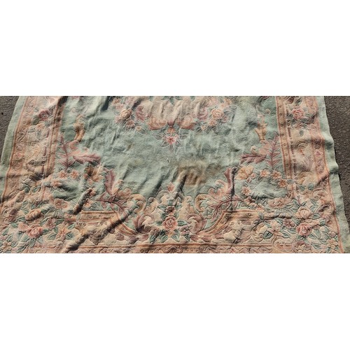 10 - An extra large decorative rug (requires cleaning), measuring approximately 3.6m x 2.5m.