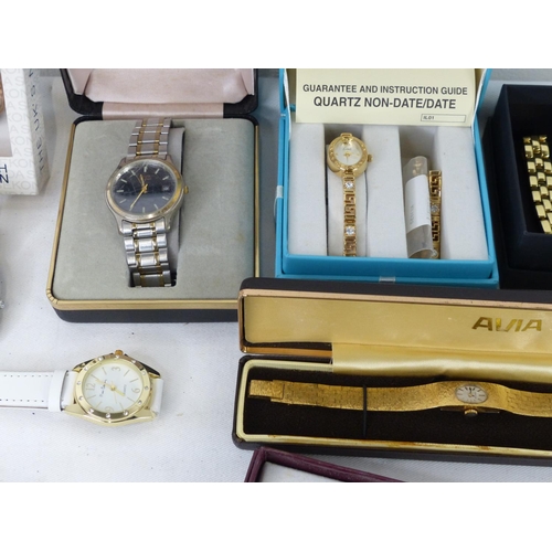 62 - An assortment of wristwatches, to include Sekonda, Avia & more.