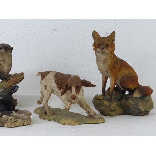91 - Four Border Fine art ornaments to include an All Creatures Great and Small 'Buttercup' ornament.