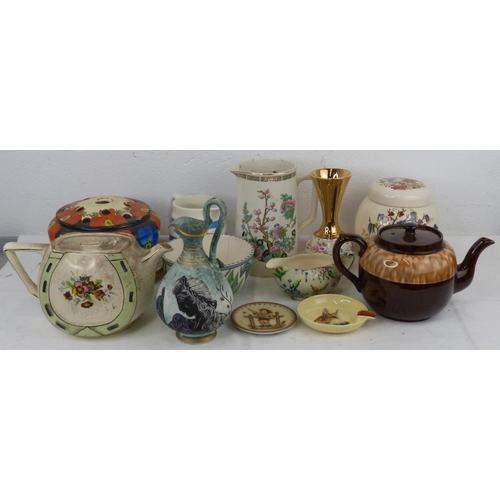 112 - A large lot of ceramics to include a Carlton Ware 'Dog' ashtray, Geobel Hummel plate, Royal Winton '... 