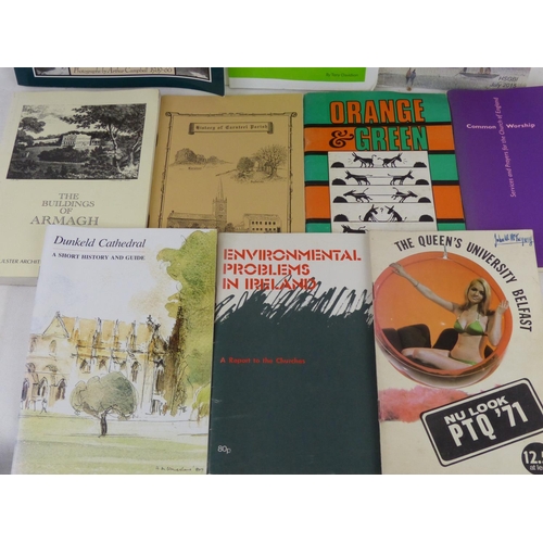 A collection of Irish themed books and magazines.