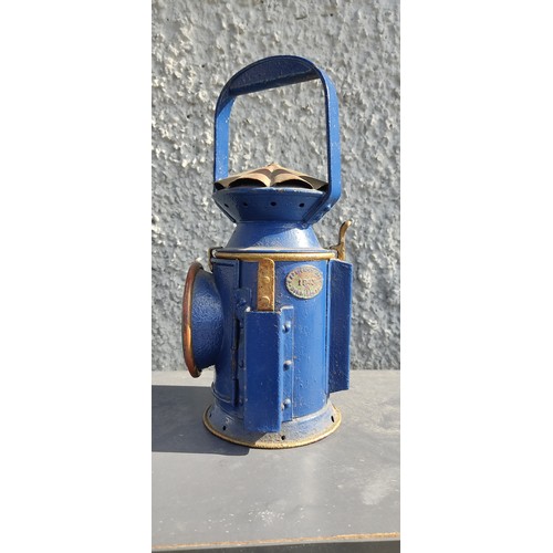 73 - A 1943 military railway lamp.