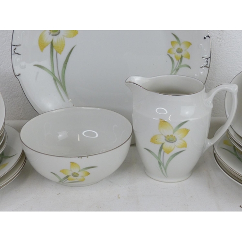 48 - A vintage decorative 'Spring Time' tea set.