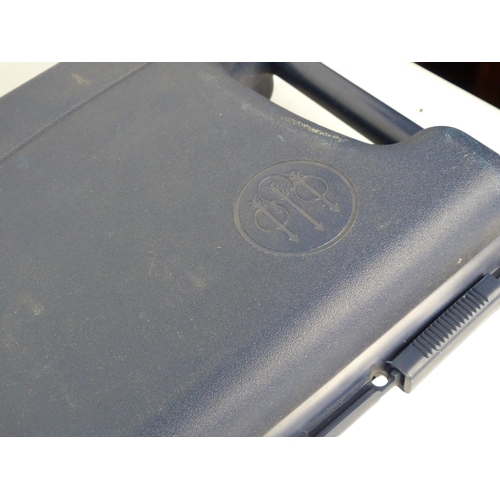 14 - An Abs 'Beretta' blue gun case.