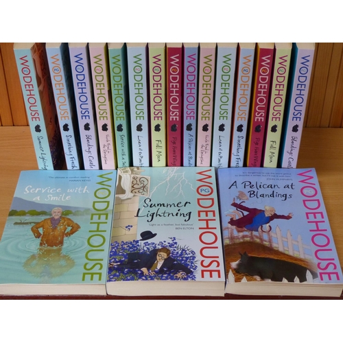 3 - 18 books by the author P G Woodhouse to include A Pelican at Blandings, Service with a Smile, Full M... 