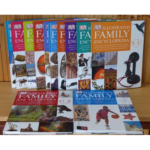 5 - 12 volumes 'Illustrated Family Encyclopaedia's by the author Dorling Kindersley.