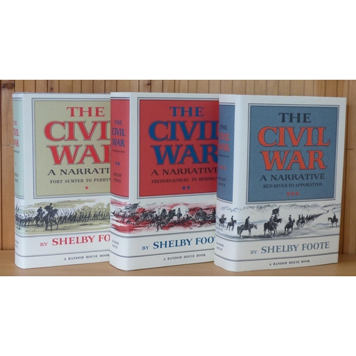 6 - A boxed set of three books 'The Civil War' by Shelby Foote.