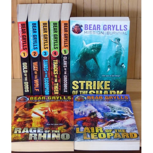 16 - Set of 8 books by Bear Grylls Mission Survival.
