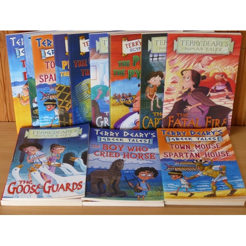 18 - 13 children's books by Terry Deary's and more.