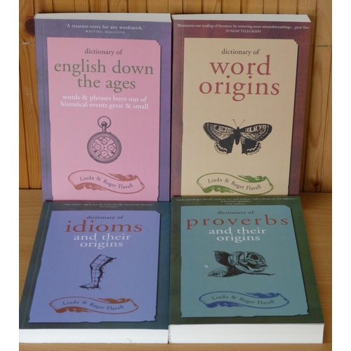 22 - Boxed set of 4 books 'The Dictionary Series' by Linda & Roger Flavell.