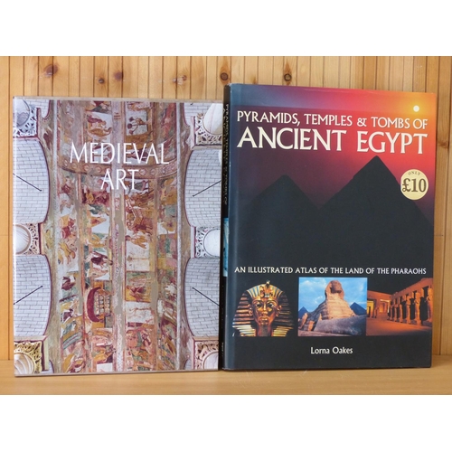 32 - Boxed set of 2 books 'Medieval Art and Architecture' and 'Pyramids, Temples & Tombs of Ancient Egypt... 