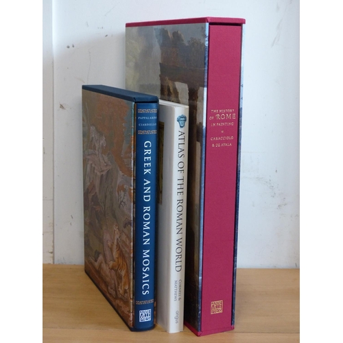 34 - Boxed 'The History of Rome in Painting - Caracciolo & De Ayala, 'Atlas of the Roman World' by Tim Co... 