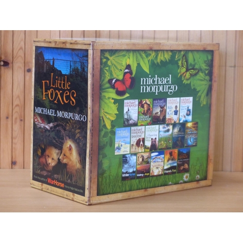 41 - Boxed set of 16 books by Michael Morpurgo.