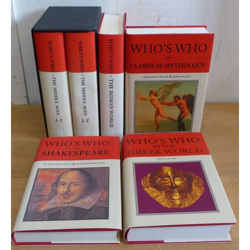 43 - Boxed set A - Z 'Who's Who in the Middle Ages' and four others.
