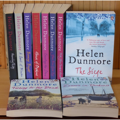 45 - 10 novels by the author Helen Dunmore to include 'The Siege', 'With Your Crooked Heart', 'Counting T... 