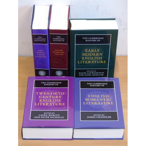 47 - 5 volumes 'Cambridge History of English Literature'.