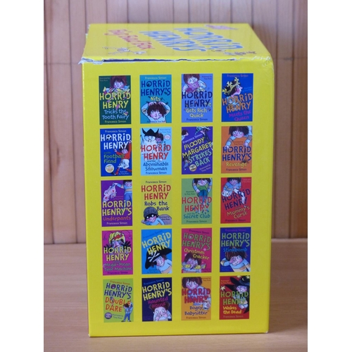 49 - Boxed set of 20 'Horrid Henry Big Bad Box' books by Francesca Simon (box a/f).