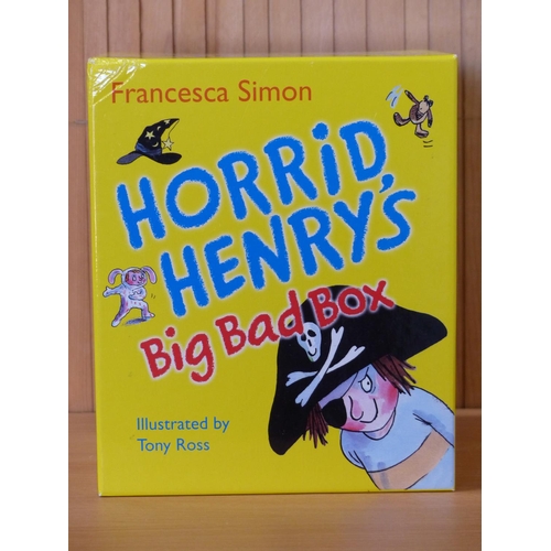 49 - Boxed set of 20 'Horrid Henry Big Bad Box' books by Francesca Simon (box a/f).