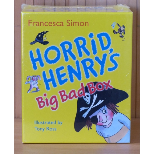 51 - An unopened boxed set of 20 'Horrid Henry Big Bad Box' books by Francesca Simon