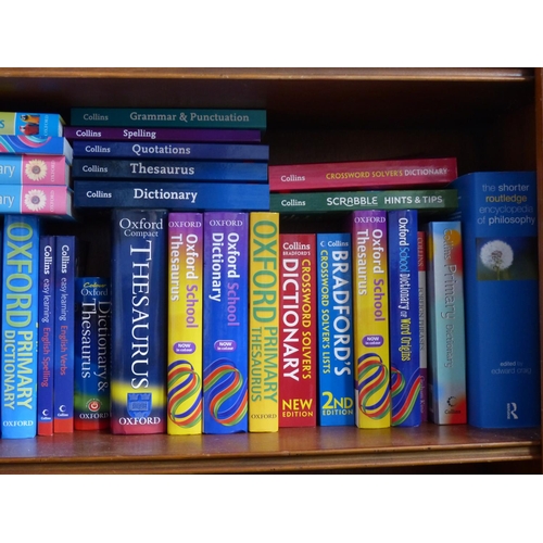 60 - A very large lot of Oxford & Collins Dictionaries, Crosswords and lots more.