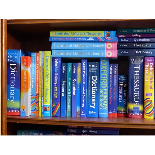 60 - A very large lot of Oxford & Collins Dictionaries, Crosswords and lots more.