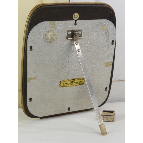 242 - A vintage E Pollard & Co Ltd, London table top ring display stand.