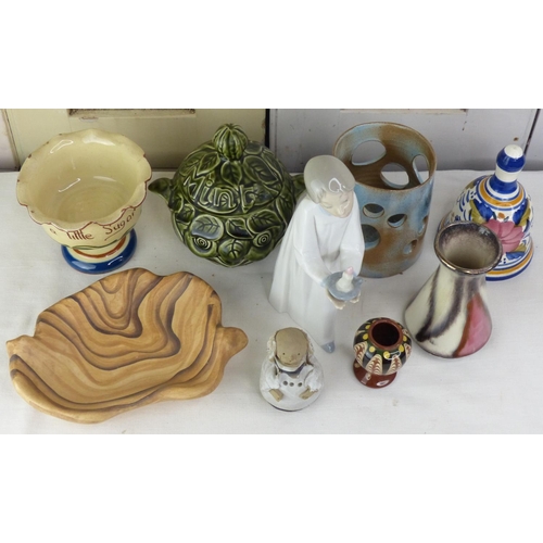 274 - A job lot of ceramics to include Sadler, Lladro and more.