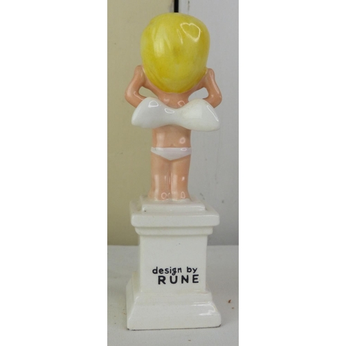 277 - A vintage Rune figure 'Take Again Your Cheerfulness'.