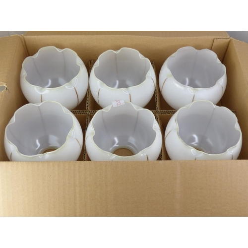 293 - Set of six vintage lamp shades.