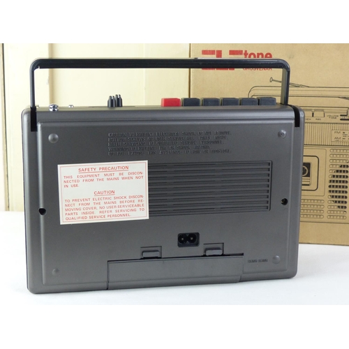 3 - A vintage ELF radio/cassette player, with original box.