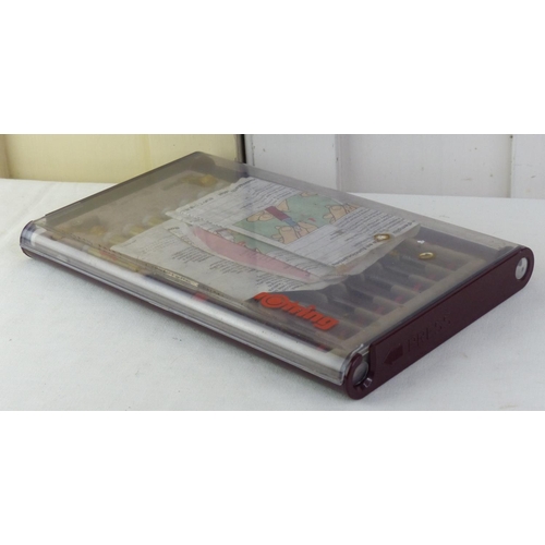 42 - A cased Rotring pen set.